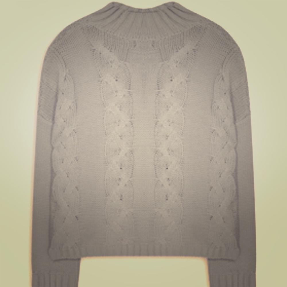 Primark size medium chunky gray sweater